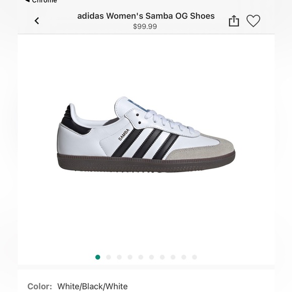 adidas Shoes - Adidas Samba OG Sneakers - White and Black